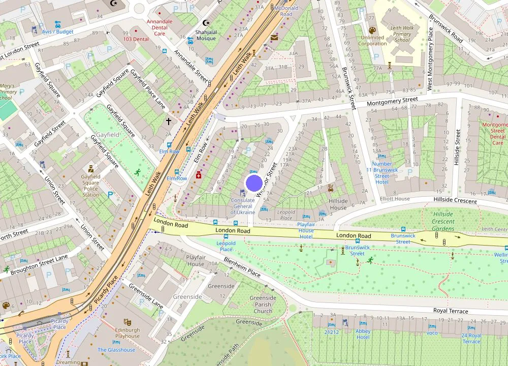 Map: Cairn Hotel & Apartments